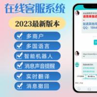 PHP在线客服系统二十种语言带机器人带翻译语音聊天源码多商户客服坐席即时通讯